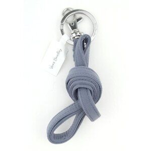 Vera Bradley Carbon Gray Microfiber Lanyard NWT